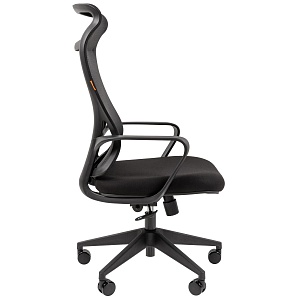 Офисное кресло CHAIRMAN CH577, ткань/сетка, черный